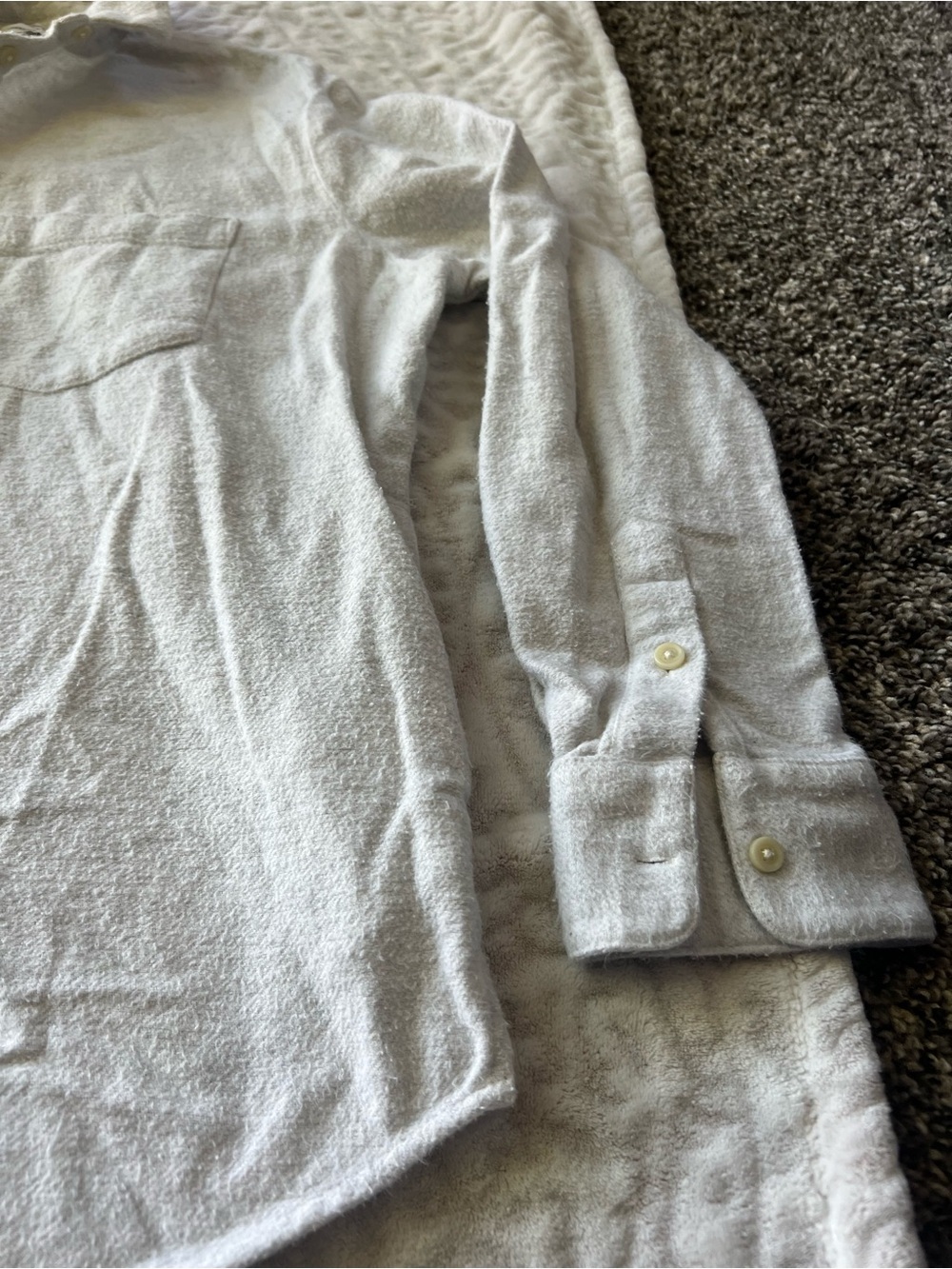 Madewell Oversized Button Front Shirt Women’s Medium White 100% Cotton - Picture 4 of 10